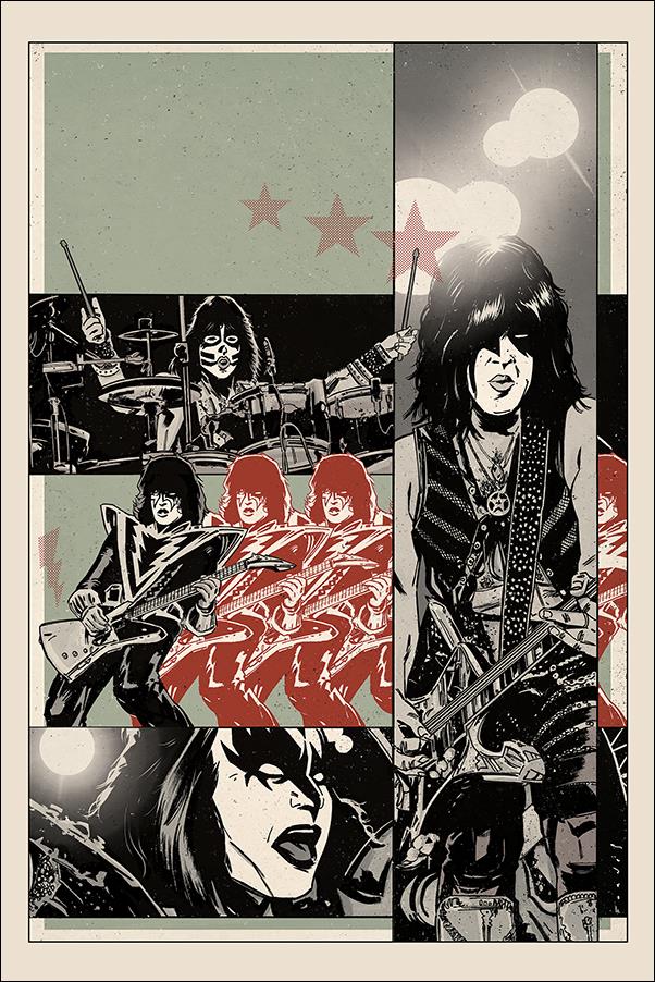 Kiss: The End issue 5-F Jorge Fornes 1:20 Virgin Cover