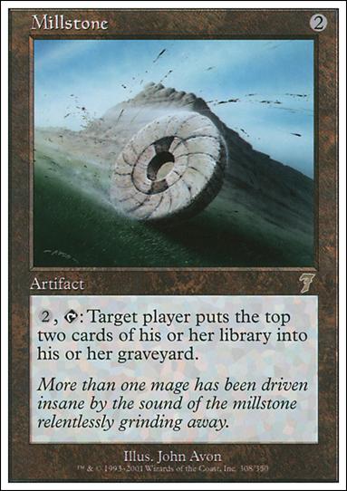 Magic the Gathering: 7th Edition (Base Set) card 308 Millstone