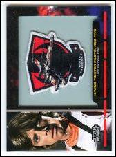 Star Wars Galactic Files (Patch Subset) card PR-5 X-Wing Fighter Pilots: Red Five Luke Skywalker