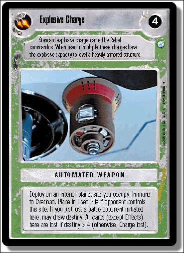 Star Wars: Endor Limited (Base Set) card 175 Explosive Charge