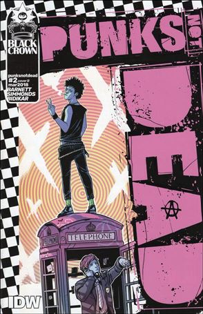 Punks Not Dead issue 2-B Caspar Wijngaard Cover