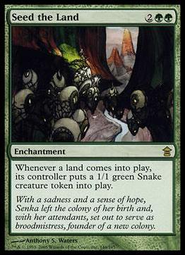 Magic the Gathering: Saviors of Kamigawa (Base Set) card 146 Seed the Land