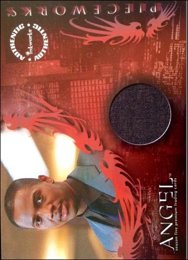 Angel: Season Five (Pieceworks Subset) card PW5 Shirt worn by J. August Richards as Gunn