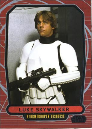 Star Wars Galactic Files (Base Set Variant Subset) card 96 Luke Skywalker - Stormtrooper Disguise