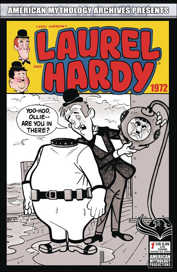American Mythology Archives: Laurel and Hardy 1972 issue 1-B Limited Edition Cover 1/350