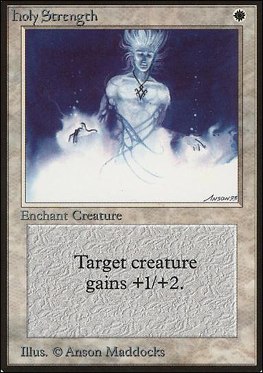 Magic the Gathering: Limited Edition Beta (Base Set) card 25 Holy Strength