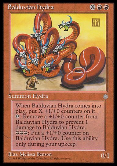 Magic the Gathering: Ice Age (Base Set) card 173 Balduvian Hydra