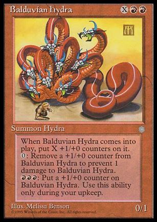 Magic the Gathering: Ice Age (Base Set) card 173 Balduvian Hydra