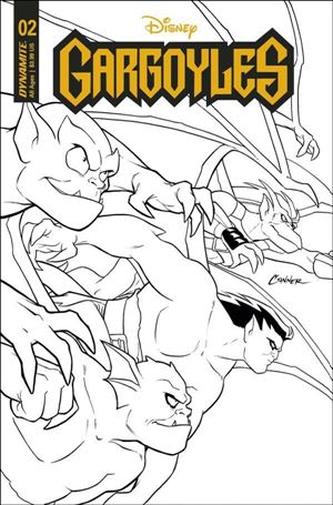 Gargoyles (2022) issue 2-O Amanda Conner 1:100 Line Art Cover
