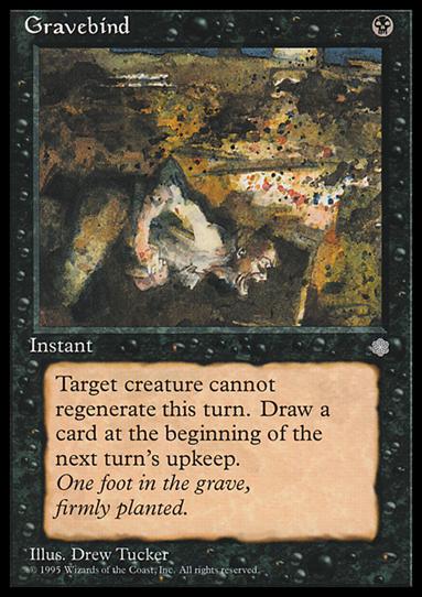 Magic the Gathering: Ice Age (Base Set) card 129 Gravebind