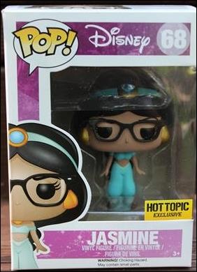 POP! Disney figure 68 Hipster Jasmine Hot Topic Exclusive