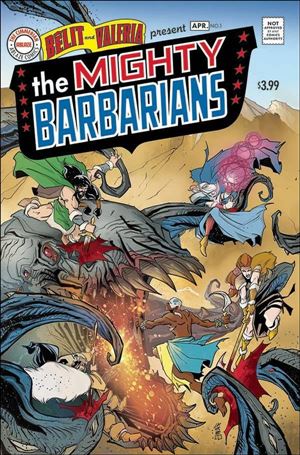 Mighty Barbarians issue 1-D Giuseppe Cafaro Homage Cover
