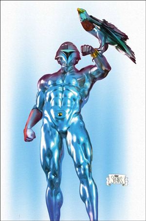 Silverhawks (2025) issue 3-Z Mark Spears Quicksilver Foil Virgin Cover