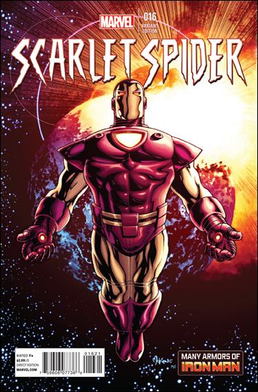 Scarlet Spider (2012) issue 16-B Mike McKone 1:20 "Many Armors of Iron Man" Cover