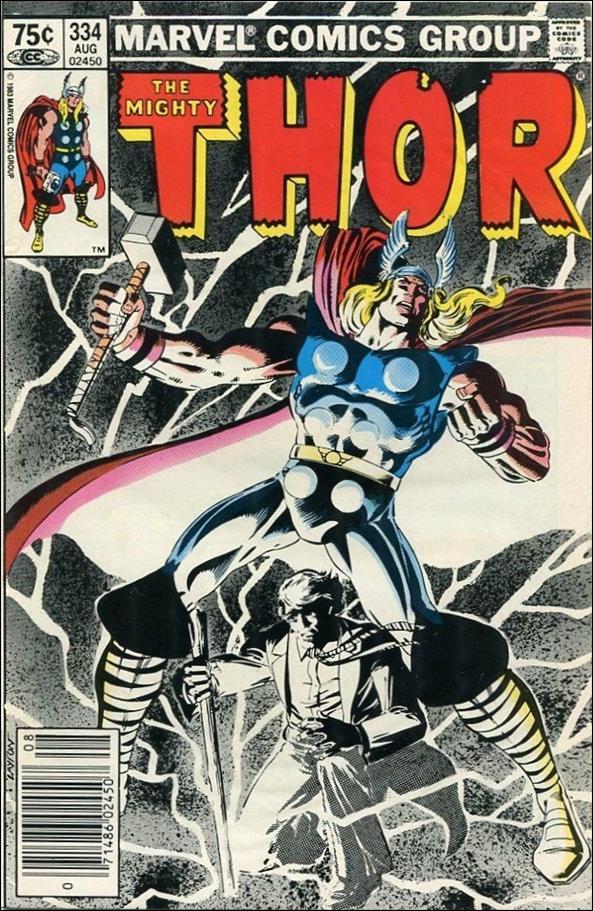 Thor (1966) issue 334-B Canadian Price Cover