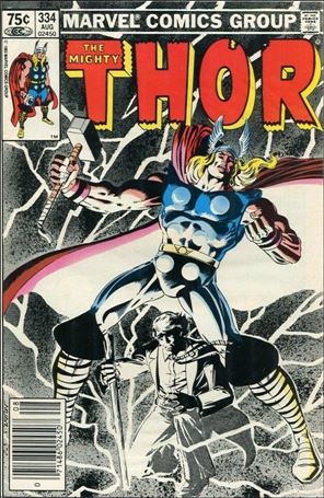 Thor (1966) issue 334-B Canadian Price Cover