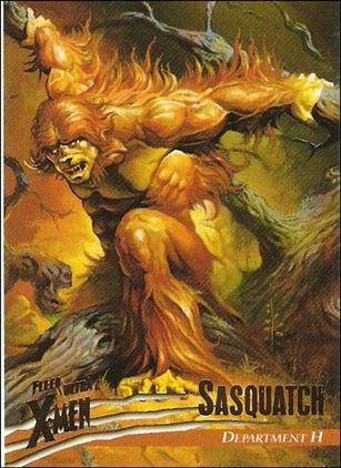 1996 Fleer Ultra X-Men: Wolverine (Base Set) card 13 Sasquatch