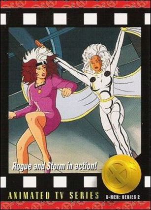 X-Men: Series 2 (Base Set) card 94 Rogue and Storm in Action!