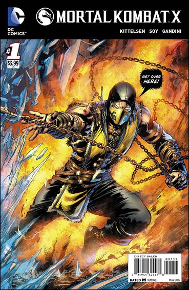Mortal Kombat X issue 1 Ivan Reis "Scorpion" Right Side Cover