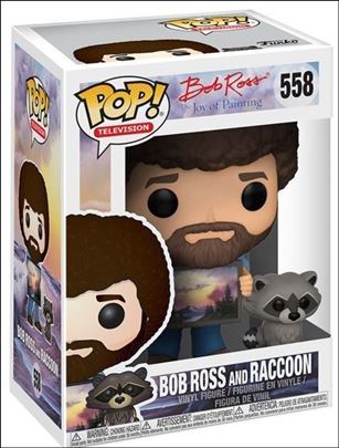 POP! Television figure 558 Bob Ross and Raccoon
