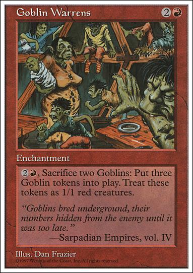 Magic the Gathering: 5th Edition (Base Set) card 239 Goblin Warrens