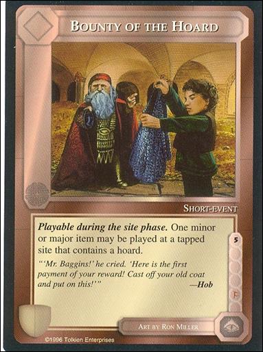 Middle-Earth: The Dragons (Base Set) card 13 Bounty of the Hoard