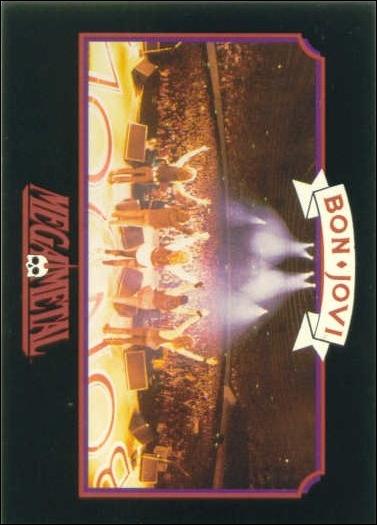 Mega Metal (Base Set) card 12 Bon Jovi Concert Shot