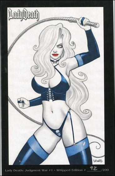 Lady Death: Judgement War issue 1-DF Whipped Edition 1/200 Blue Cover 1/40