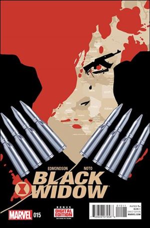 Black Widow (2014) issue 15 Map Cover
