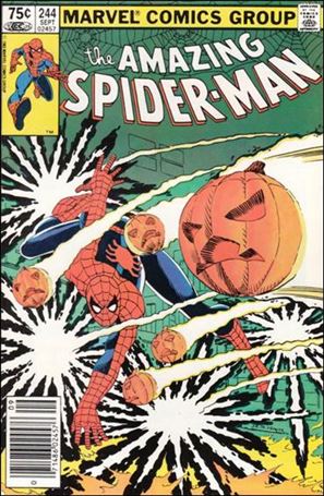 Amazing Spider-Man (1963) issue 244-B Canadian Price Cover