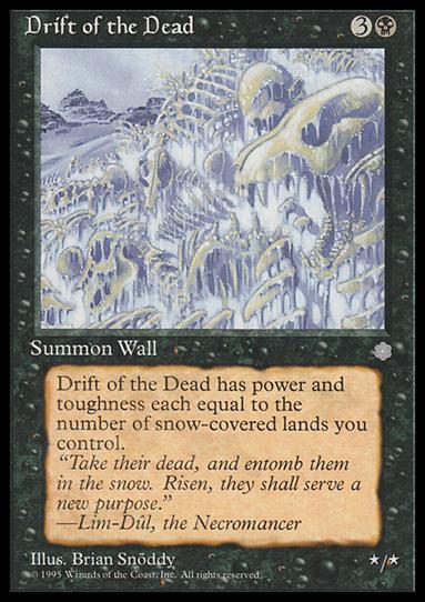 Magic the Gathering: Ice Age (Base Set) card 123 Drift of the Dead