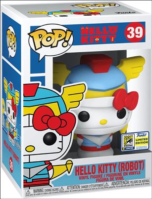 POP! Sanrio figure 39 Hello Kitty (Robot) SDCC 2020