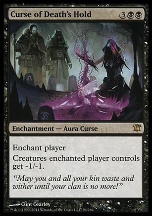 Magic the Gathering: Innistrad (Base Set) card 94 Curse of Death's Hold