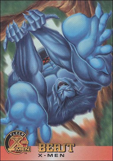1996 Fleer X-Men International (Base Set) card 2 Beast