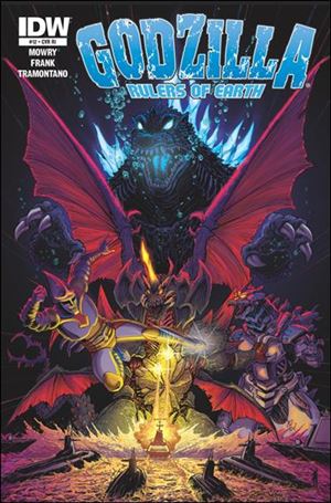 Godzilla: Rulers of the Earth issue 12-B Jeff Zarnov 1:10 Cover