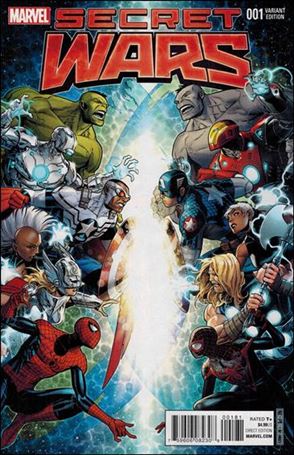 Secret Wars issue 1-E Jim Cheung 1:100 Cover