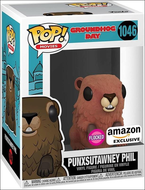 POP! Movies figure 1046 Punxsutawney Phil (Flocked) Amazon Exclusive