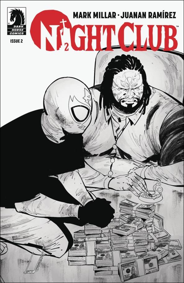 Night Club 2 issue 2-B Juanan Ramirez B&W Cover