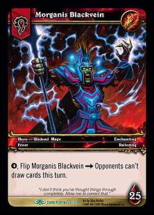 World of Warcraft: Through the Dark Portal (Base Set) card 16 Morganis Blackvein