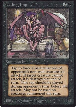 Magic the Gathering: Limited Edition Alpha (Base Set) card 117 Nettling Imp