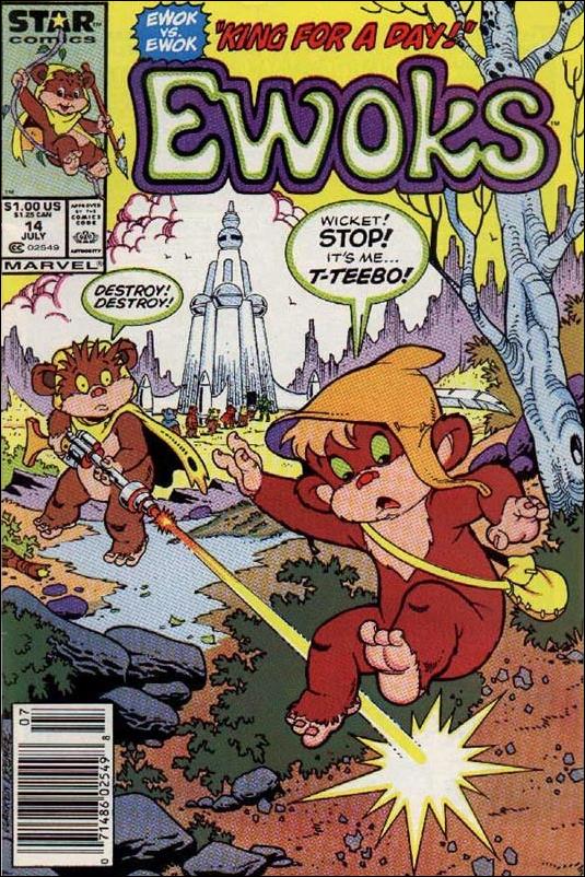 Ewoks issue 14-B Newsstand Cover