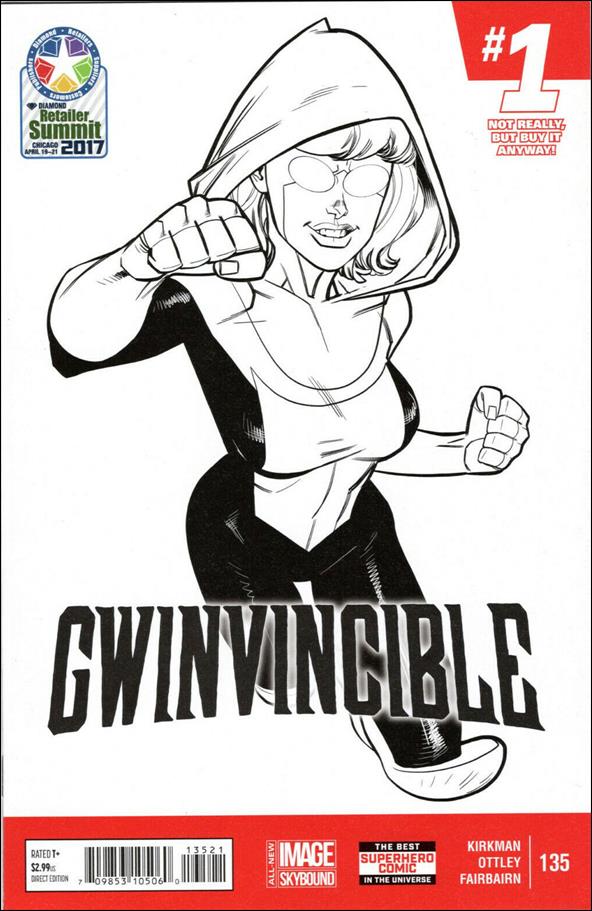 Invincible issue 135-C Ryan Ottley  Diamond Retailer Summit B&W Cover