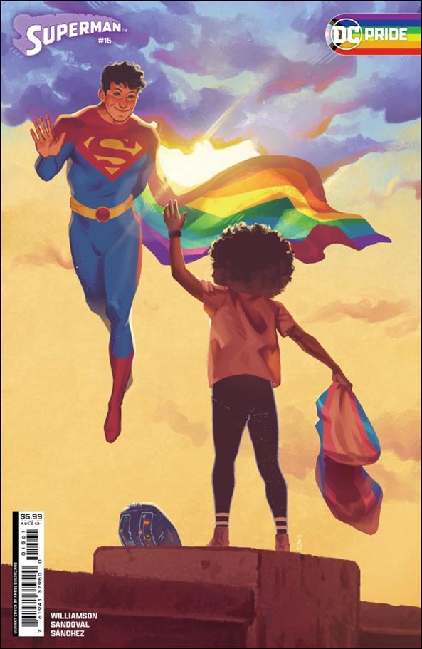Superman (2023) issue 15-E Angel Solorzano DC Pride Cardstock Cover