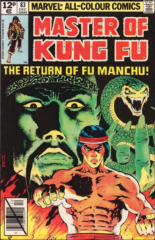 Master of Kung Fu (1974) issue 83-B UK Price Cover