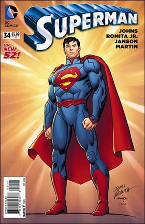 Superman (2011) issue 34-F John Romita Sr. 1:100 Cover
