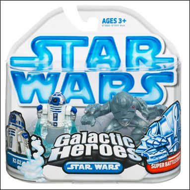 Star Wars: Galactic Heroes figure 20 R2-D2 and Super Battle Droid 