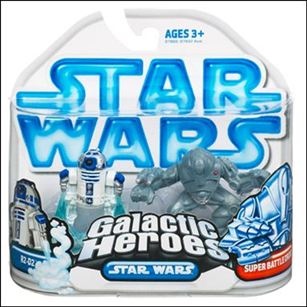 Star Wars: Galactic Heroes figure 20 R2-D2 and Super Battle Droid 