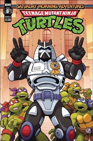 Teenage Mutant Ninja Turtles: Saturday Morning Adventures issue 6 Jack Lawrence Cover