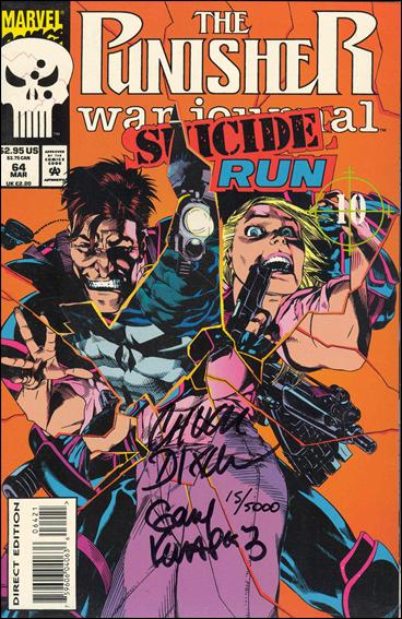 Punisher War Journal (1988) issue 64-C DF (Signed by Chuck Dixon & Gary Kwapicz) 1/5000