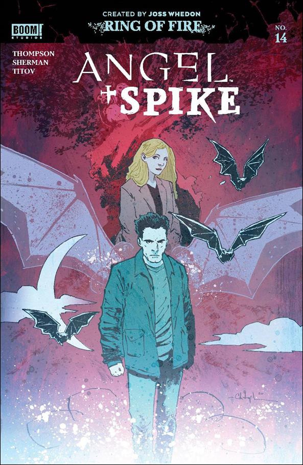 Angel + Spike issue 14 Christopher Mitten Cover